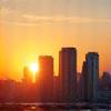 Dallas skyline at sunrise, signifying local health trends and resources.